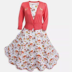 Disney Dress Shop Disney Parks Main Street USA Dress Cardigan Disneyland WDW M